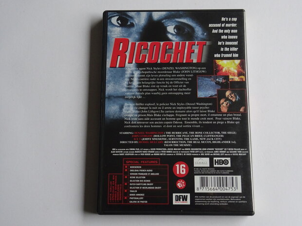 Ricochet - Denzel Washington, Ice T (DVD)