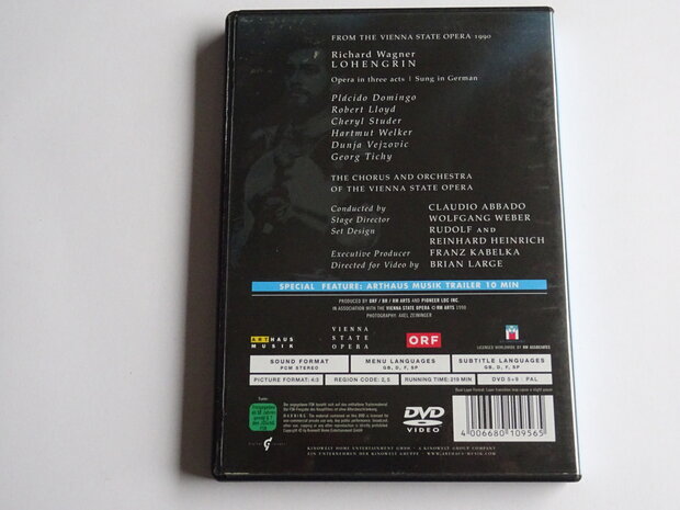 Wagner - Lohengrin / Placido Domingo, Claudio Abbado (2 DVD)