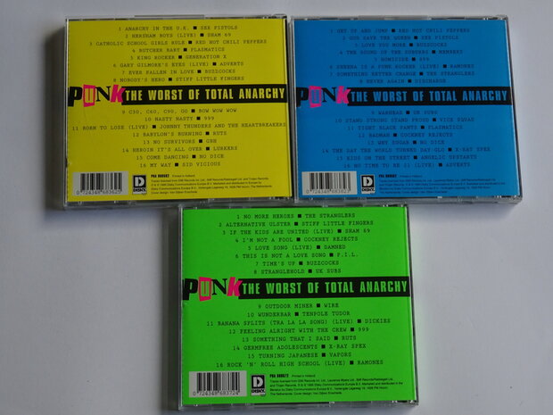 Punk - The Worst of Total Anarchy (3 CD)