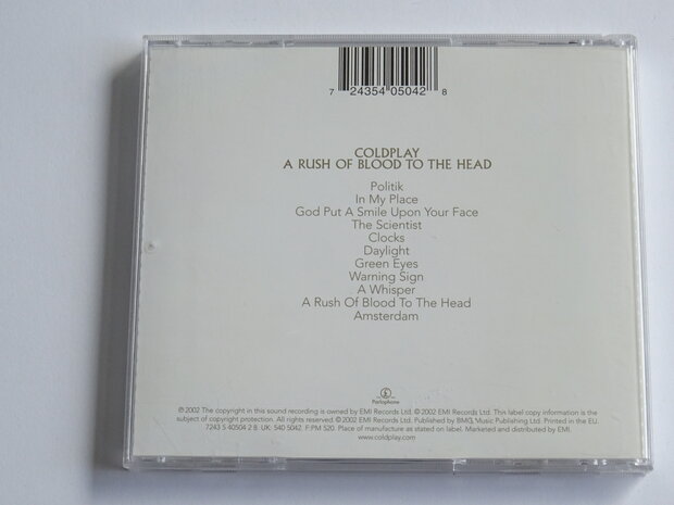 Coldplay - A rush of blood to the Head