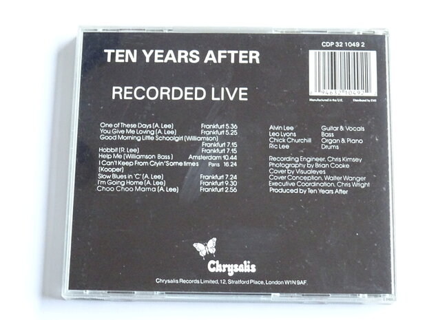 Ten Years After - Recorded Live