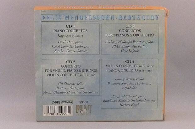 Mendelssohn - Bartholdy - The Complete Concertos (4 CD)