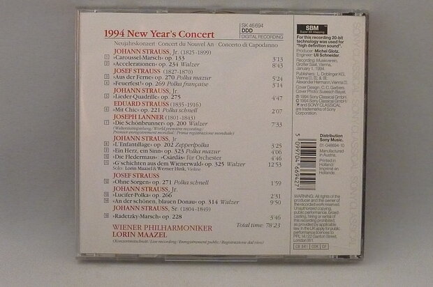 New Year's Concert - Wiener Philharmoniker / Lorin Maazel