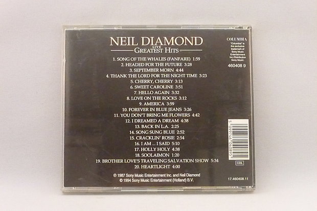 Neil Diamond - Greatest Hits Live