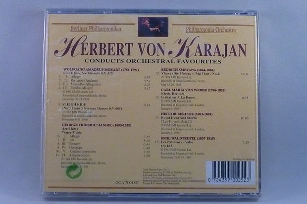 Herbert von Karajan - conducts orchestral favourites (nieuw)