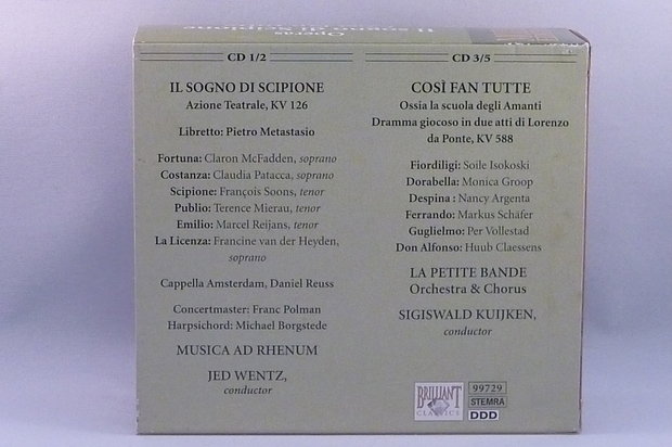 Mozart - Il Sogno di Scipione / Cosi fan tutte (5 CD Mozart Edition)