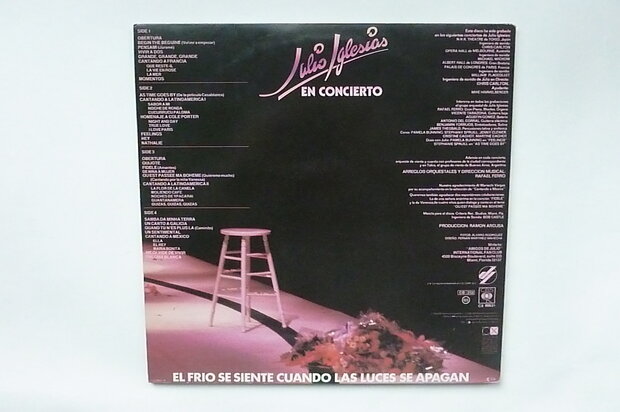 Julio Iglesias - En Concierto (2 LP)