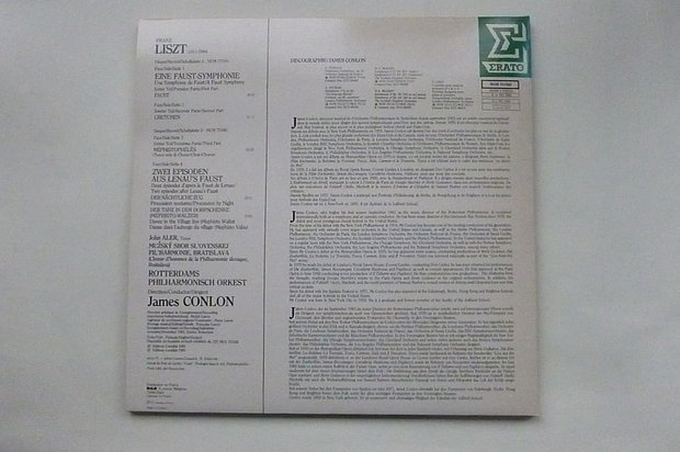 Franz Liszt - Eine Faust Symphonie / Rotterdams Philharmonisch Orkest James Conlon (2LP)