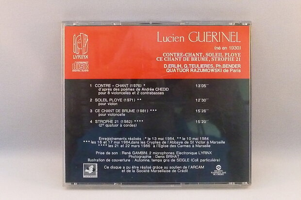 Lucien Guerinel -contre chant, soleil ploye ce chant de brume