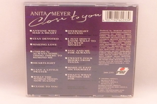 Anita Meyer - Close to You