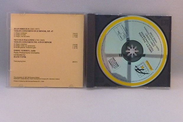 Sibelius, Paganini - Violin Concertos / Emmy Verhey, Hans Vonk