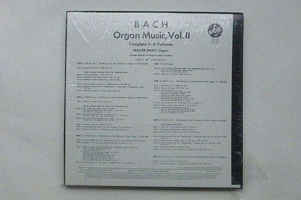 Bach Organ Music - Vol. II (3 LP Complete)