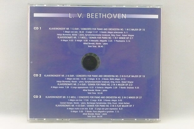 Ludwig van Beethoven / Alfred Brendel - 3 CD