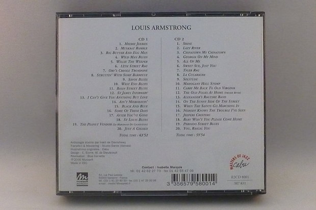Louis Armstrong - Masters of Jazz (2 CD)