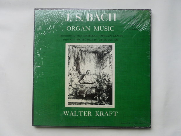 J.S.Bach - Organ Music / Walter Kraft (3 LP)nieuw