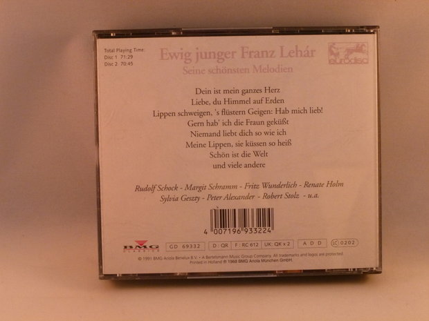 Franz Lehar - Ewig junger / Seine schónsten melodien (2 CD)
