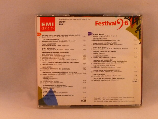Festival EMI Sampler 1996 (2 CD)