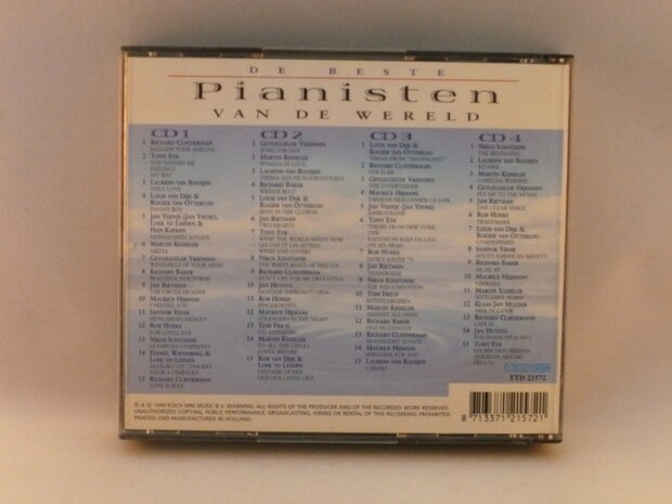 De beste Pianisten van de Wereld (4 CD)
