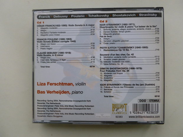 Liza Ferschtman / Bas Verheijden (2 CD)