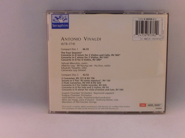 Vivaldi - The Four Seasons / Yehudi Menuhin, Hans Martin Linde (2 CD)