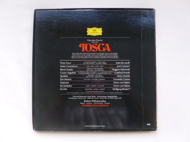 Puccini - Tosca / Herbert von Karajan (2 LP Box)