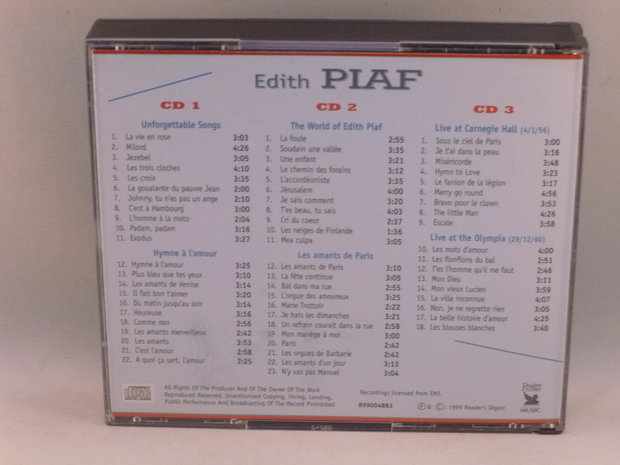 Edith Piaf - Reader's Digest (3 CD)