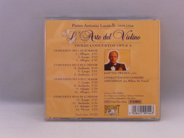 Jaap van Zweden - Locatelli / L'Arte del Violino