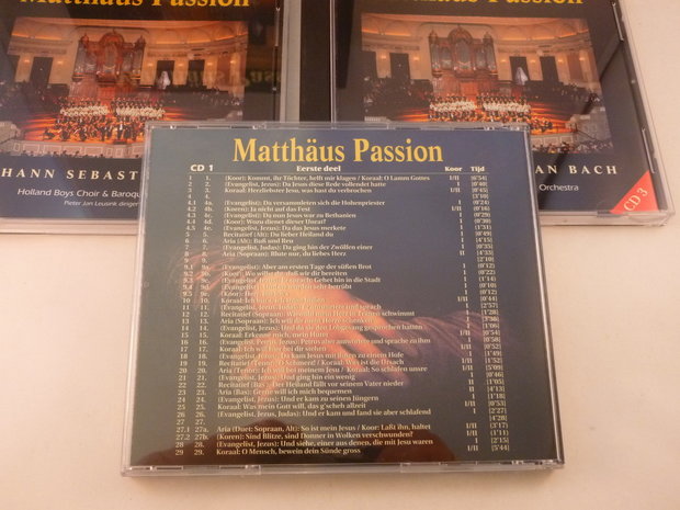 Matthäus-Passion-J.S.-Bach / Pieter Jan Leusink (3 CD)