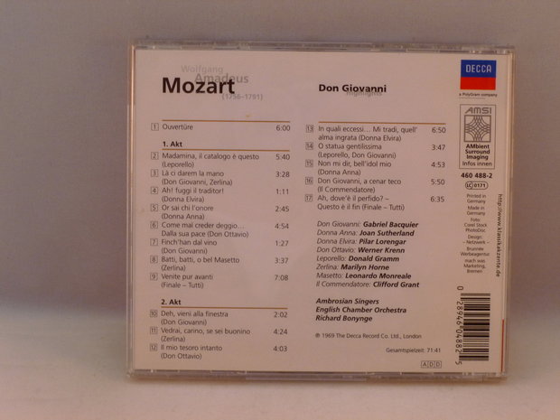 Mozart - Don Giovanni / Bonynge