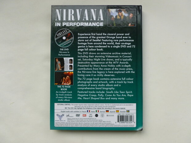 Nirvana - In Performance / DVD and Book Set