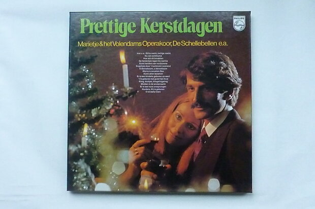 Prettige Kerstdagen -Marietje & volendams operakoor, de schellebellen (2 LP)