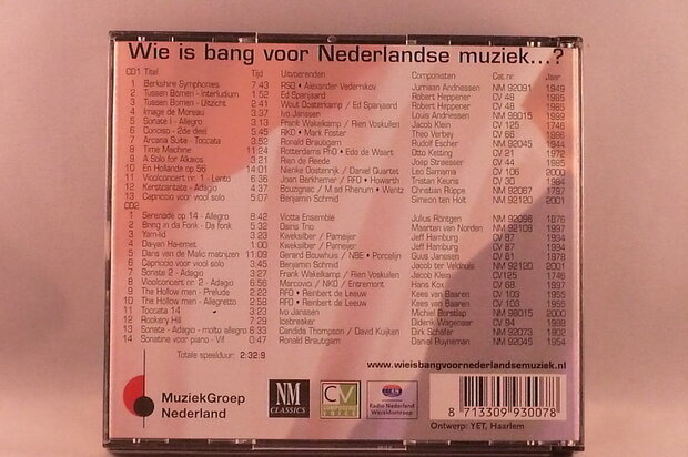 Wie is bang voor Nederlandse Muziek...? (2 CD)