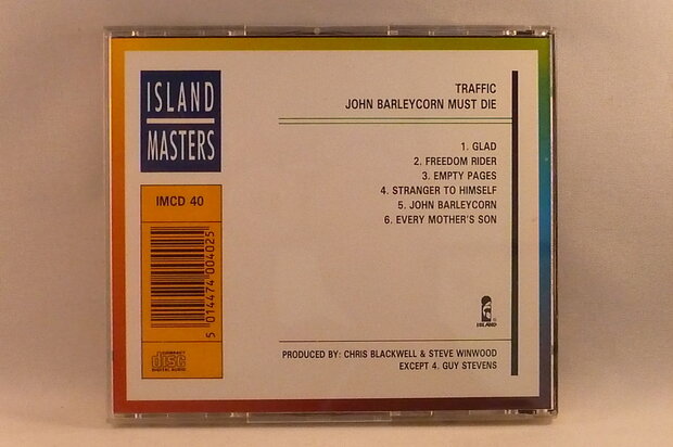 Traffic - John barleycorn must die