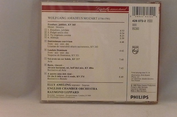 Mozart - Exsultate jubilate / Elly Ameling