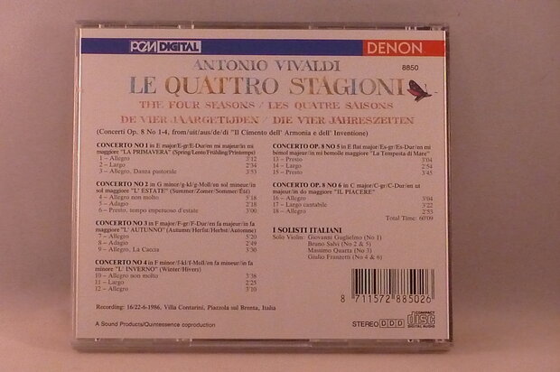 Vivaldi - Le Quattro Stagioni / I Solisti Italiani