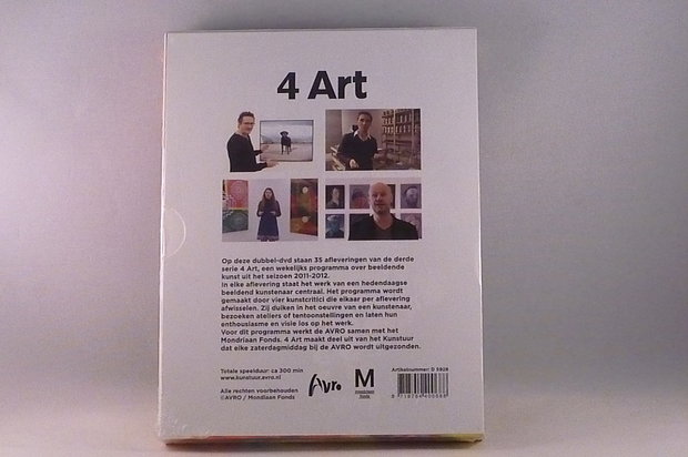 4 ART - Seizoen 3 / 2011-2012 AVRO Kunst Uur (2 DVD) Nieuw