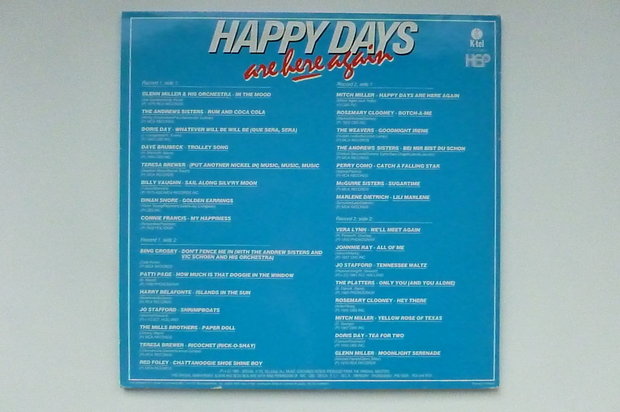 Happy Days are here again (2 LP)