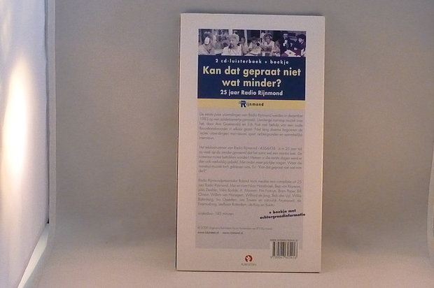 Kan dat gepraat niet wat minder? 25 jaar Radio Rijnmond ( 2 CD Luisterboek + boekje)