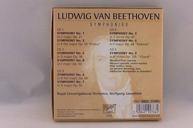 Beethoven  - Symphonies / Sawallisch (5 CD)