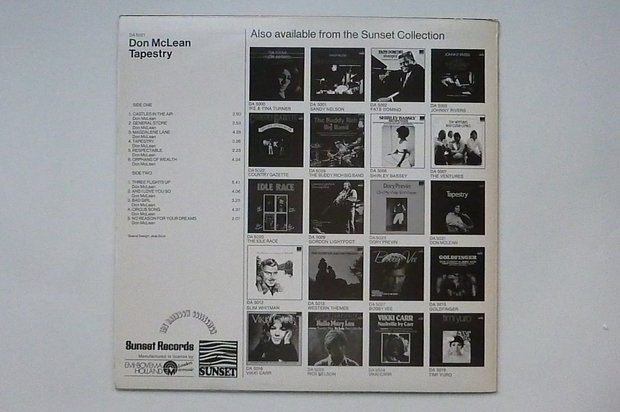 Don McLean - Tapestry (LP)