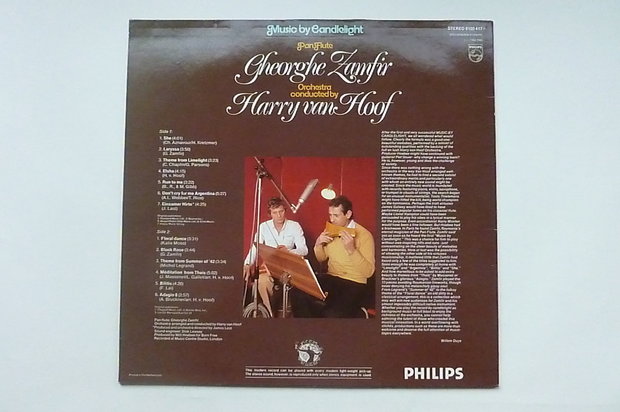 Gheorghe Zamfir & Harry van Hoof - Music by Candlelight (LP)