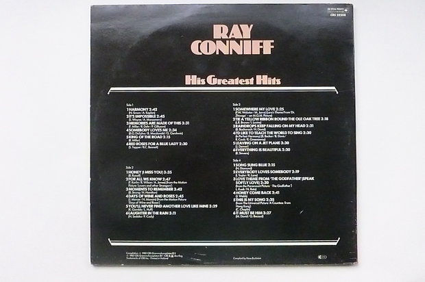 Ray Conniff - His Greatest Hits (2 LP)