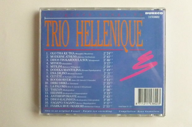 Trio Hellenique - 17 Greek Songs