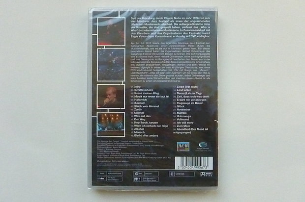 Herbert Grönemeyer  - Live at Montreux 2012 (DVD) Nieuw