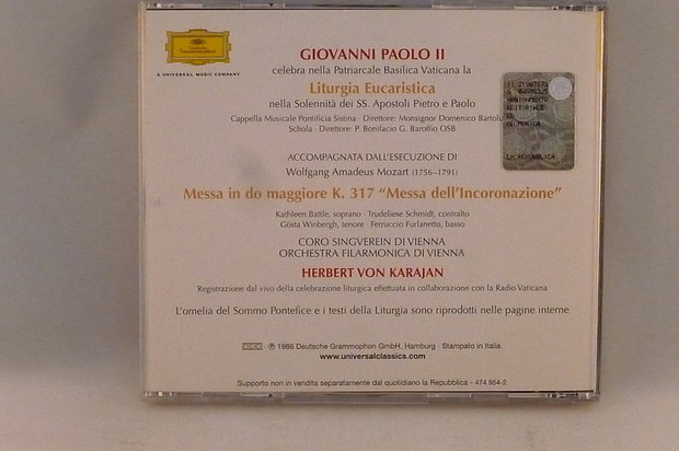 Giovanni Paolo II - Liturgia Eucaristica / Herbert von Karajan