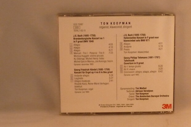 Ton Koopman - organist, klavecinist, dirigent