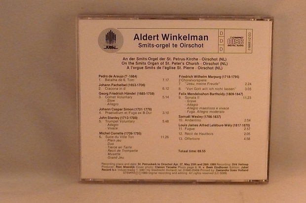 Albert Winkelman - Orgel