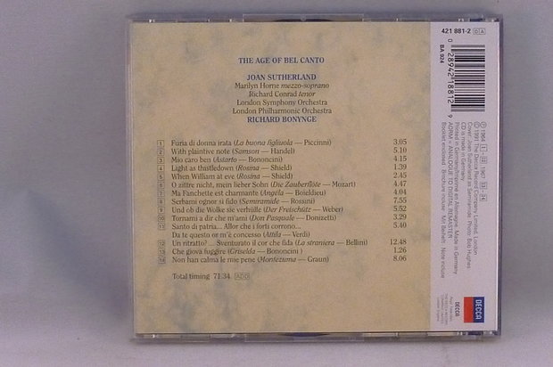 Joan Sutherland - The Age of Bel Canto
