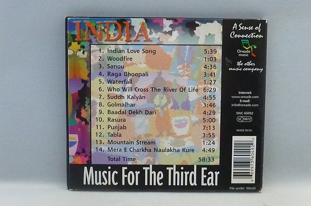 India - Music for the third ear (oreade music)
