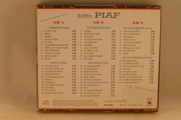 Edith Piaf - Reader's Digest (3 CD)